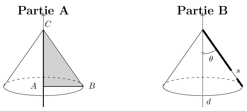 Figure — examen de maturité 2023 (niveau renforcé), problème 4 — mathématiques